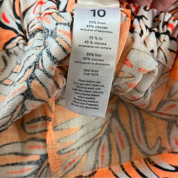 OshKosh linen blend 2 piece outfit - Picture 7 of 8